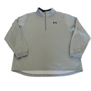 Under Armour Gray 1/4 Zip Pullover Coldgear XXL